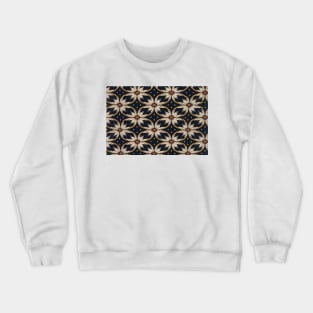 Flower textile pattern design Crewneck Sweatshirt